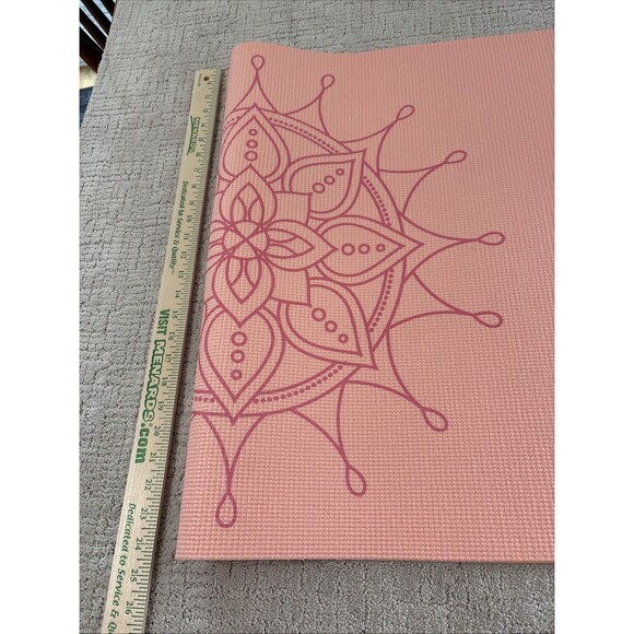 EDX Yoga Mat Pink. 68” X 24”. Great Shape - Picture 3 of 9
